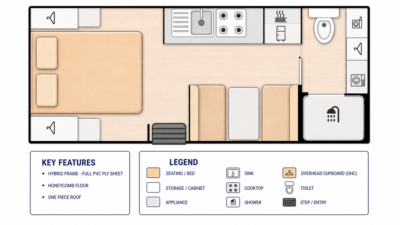 Sahara Dune — 18'6 floor plan